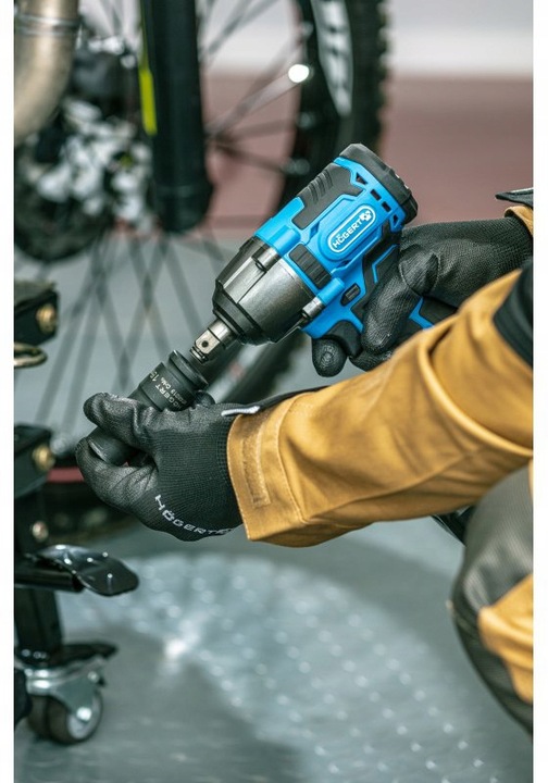 HOGERT HT2E204 KLUCZ UDAROWY AKUMULATOROWY 1/2" 400Nm 20V 4.0Ah