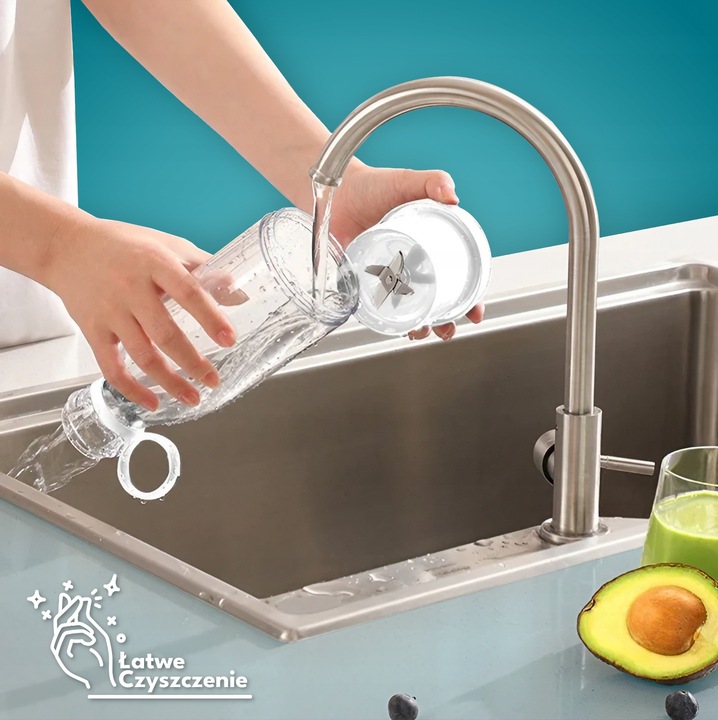 Turystyczny Blender SmoothieBoo - Kielichowy na Akumulator + Ebook