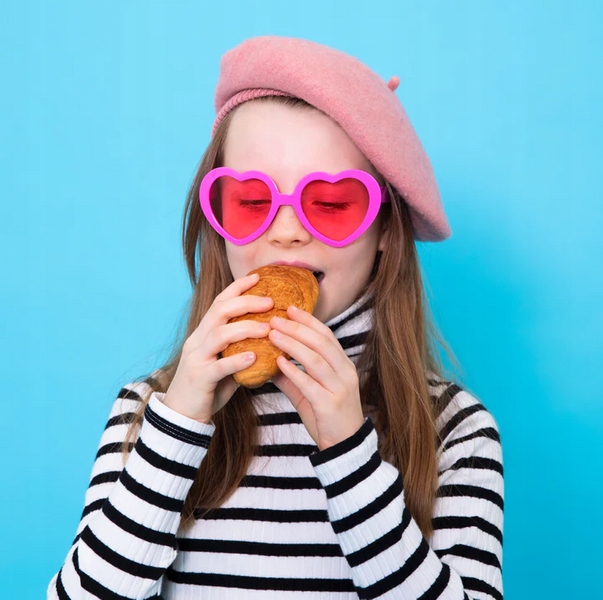 OKULARY SERCA SERDUSZKA RÓŻOWE WALENTYNKI