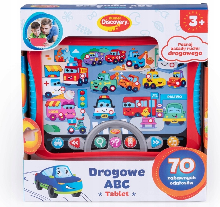 DUMEL Interaktywny TABLET DROGOWE ABC zasady ruchu