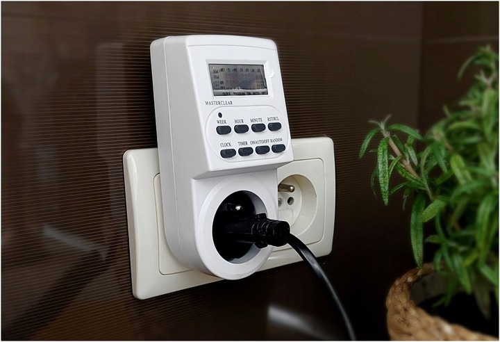 Programator Czasowy Elektroniczny Wyświetlacz 230V/16A Certyfikat CE