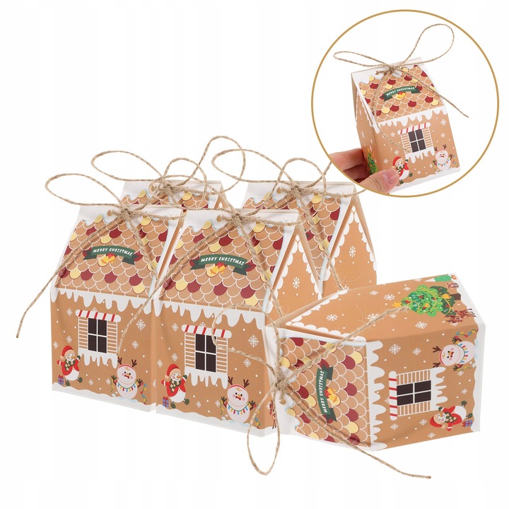 PUDEŁKA CIASTECZKO CZEKOLADA DOMEK Z PIERNIKA PREZENT MĘŻCZYZNA PAKOWANIE