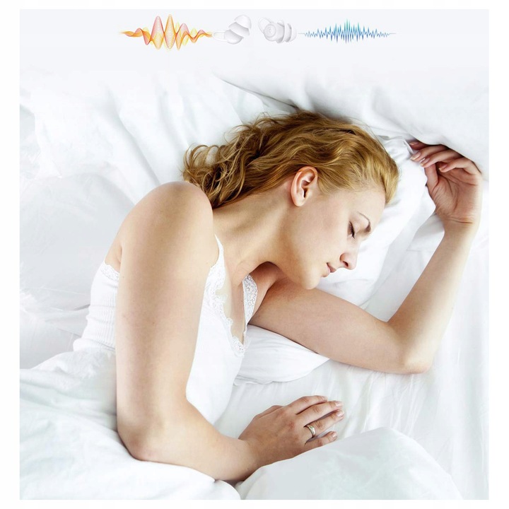 ZATYCZKI STOPERY DO USZU DO SPANIA -40DB BLUEDIO + ETUI