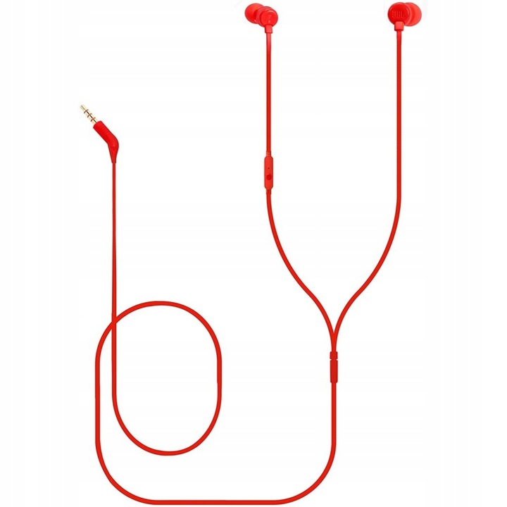 Słuchawki dokanałowe JBL T110 z mikrofonem BAS