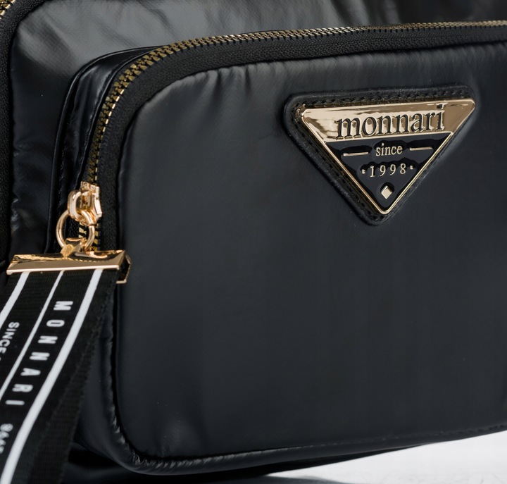 MONNARI Torebka na ramię LISTONOSZKA Pojemna DWUKOMOROWA do pracy PREMIUM