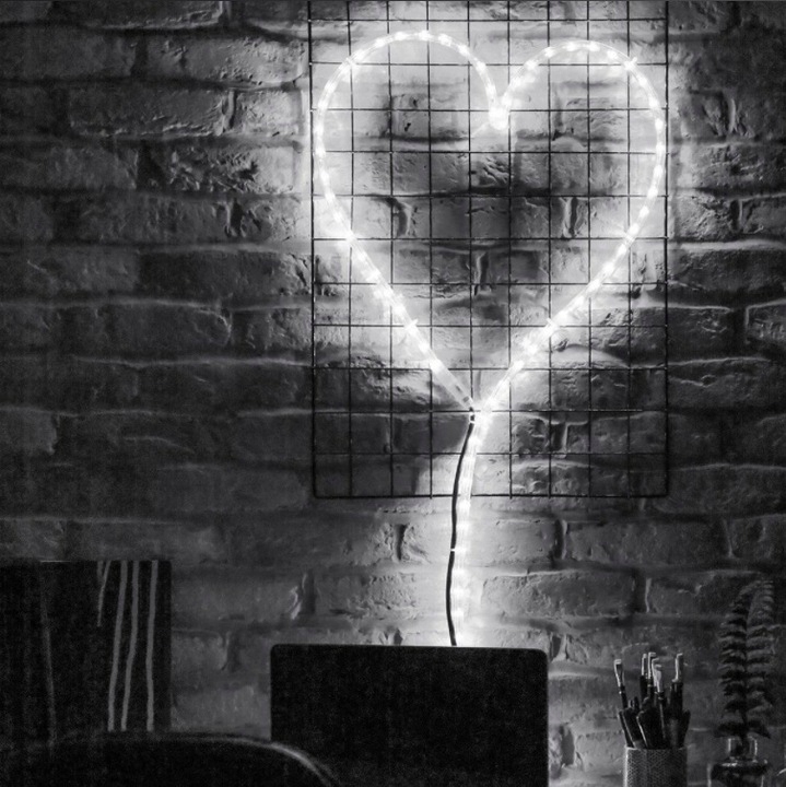 WĄŻ Świetlny 50m LED LAMPKI CHOINKOWE BIAŁY ZIMNY