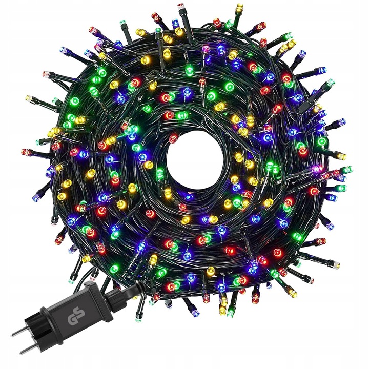 Lampki choinkowe LED RGB zewnętrzne 230V Bluetooth Smart 20m Wifi Tuya