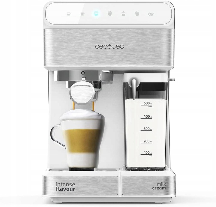 Kolbowy ekspres ciśnieniowy Cecotec Power Espresso Bianco