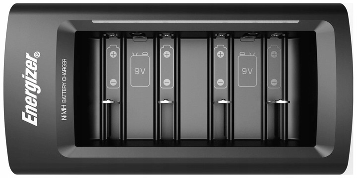 ENERGIZER ŁADOWARKA AKUMULATORKÓW R6 R3 R14 R20 9V