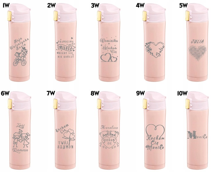 Kubek Termiczny z grawerem 420ml Twój Tekst dla Nauczyciela prezent