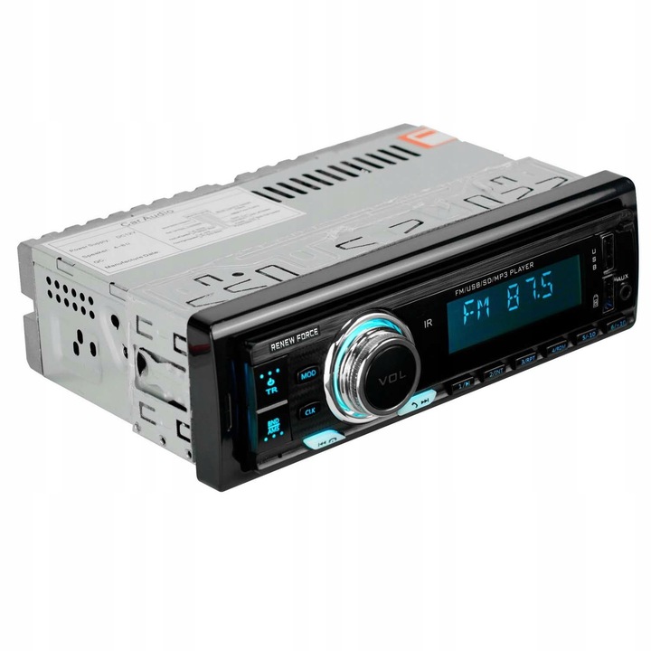 Radio Samochodowe 1-DIN RDS Bluetooth USB AUX Pilot ODŁĄCZANY PANEL Jakość