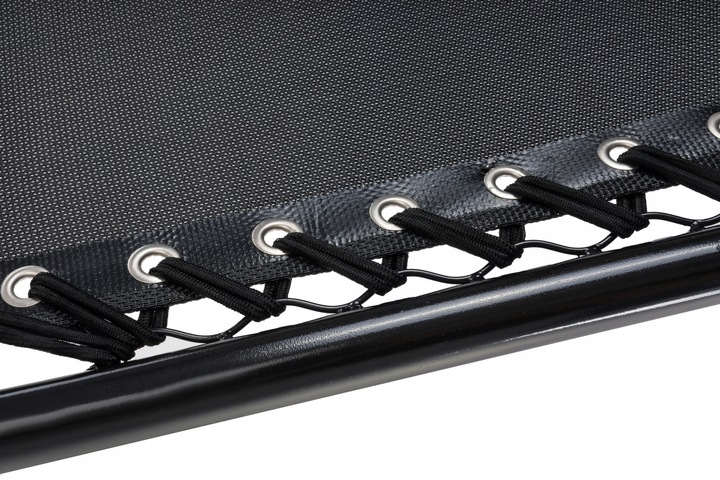 Leżak Ogrodowy WZMACNIANY ZERO GRAVITY metal czarny składany GRATIS PÓŁKA!