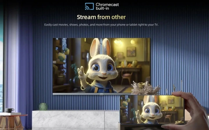 Telewizor ChiQ L32QM8T 32" QLED FHD Google TV Dolby Audio Chromecast DBX-TV