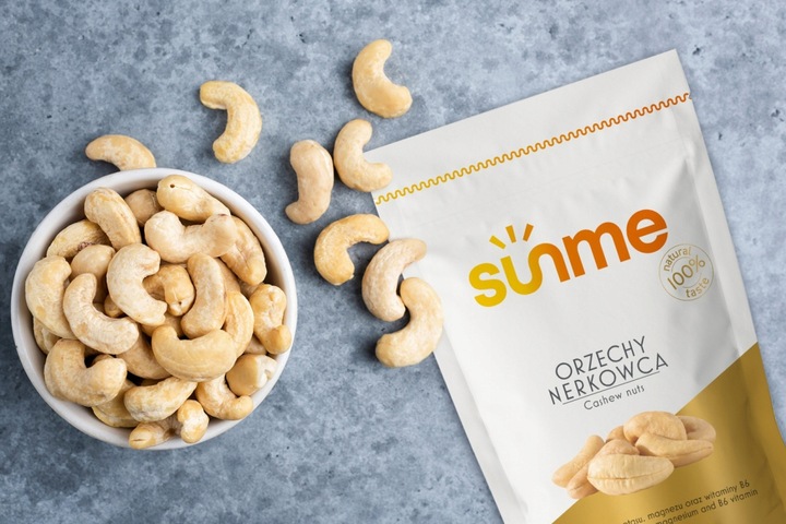 Orzechy nerkowca cały 1kg ORZECH NERKOWCA NERKOWCE CAŁE wysoka JAKOŚĆ 1000g