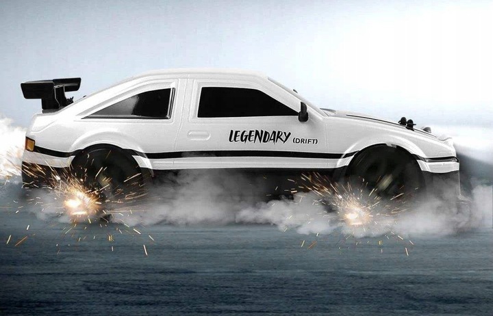 Samochód zdalnie sterowany Duży RC Na Pilot Auto Do Driftu 4x4 Led Dym