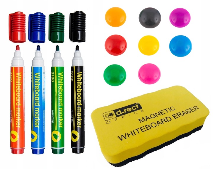 Tablica Biała suchościeralna magnetyczna 90x60