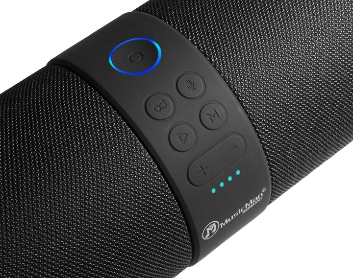 Przenośny Głośnik Bluetooth 4,2 Music Man BT-X56 Czarny LED USB MIKROFON