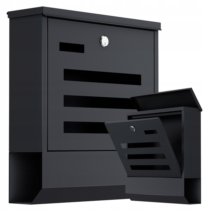 Skrzynka NA LISTY Gazety Pocztę Ulotki Gregman Post 20 Graphite