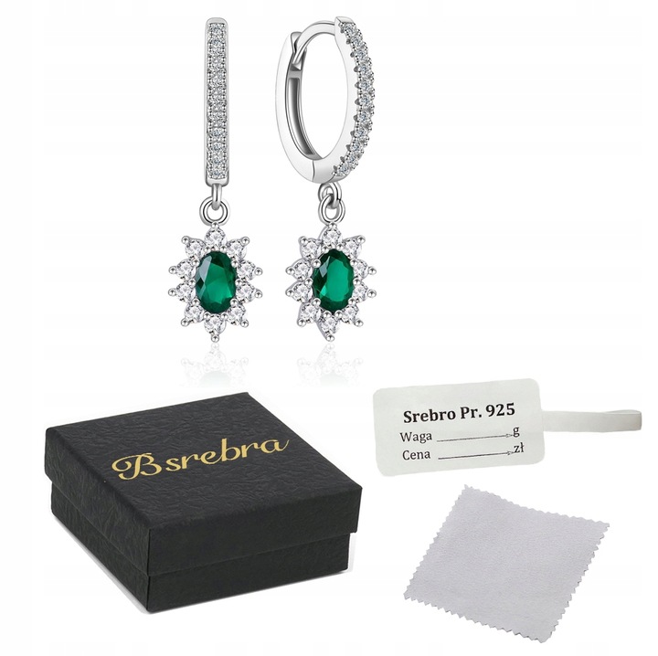 KOLCZYKI SREBRNE PRÓBA 925 WISZĄCE Retro SREBRO KOŁA Angielskie Zapiecie