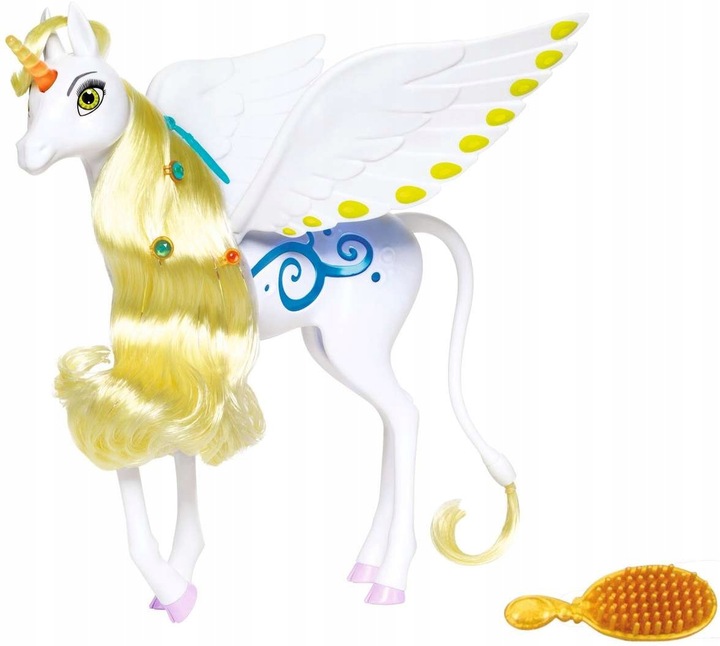 MIA I JA JEDNOROŻEC ONCHAO FIGURKA Z RUCHOMYMI SKRZYDŁAMI ŚWIATŁO DŹWIĘK