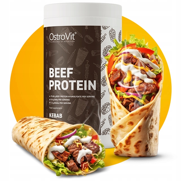 MASA HYDROLIZAT BIAŁKO WOŁOWE BCAA EAA OSTROVIT BEFFF PROTEIN KEBEB 360 G