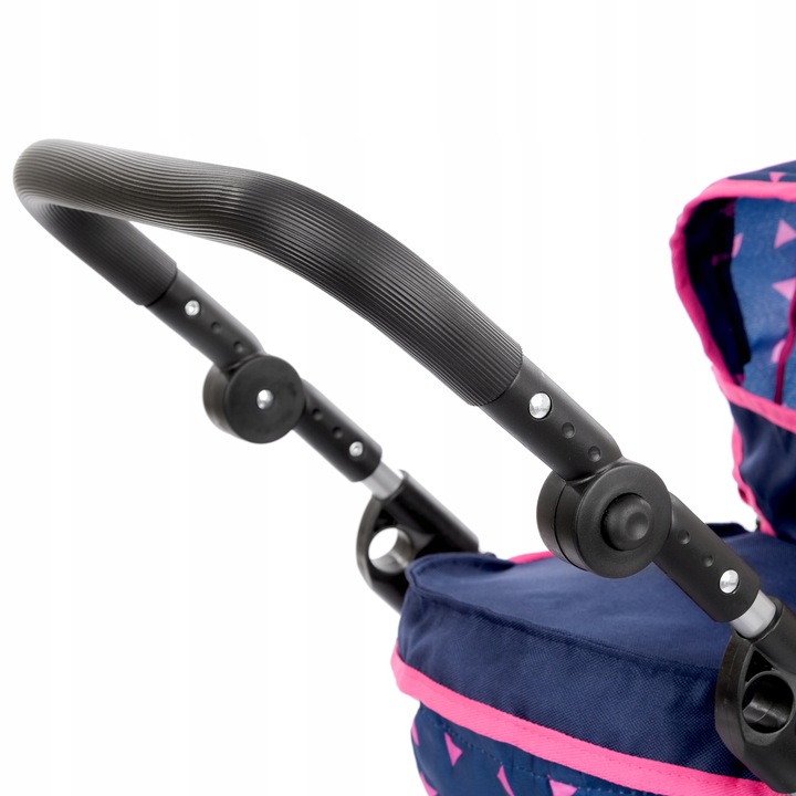 KINDERPLAY WÓZEK DLA LALEK GŁĘBOKI GONDOLA SKŁADANY TORBA REGULOWANA RĄCZKA