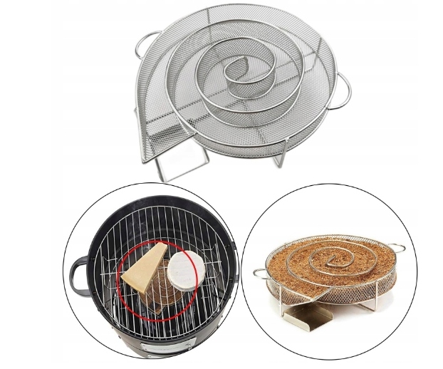 Generator zimnego dymu Grill Siatka do dymu Kosz okrągły