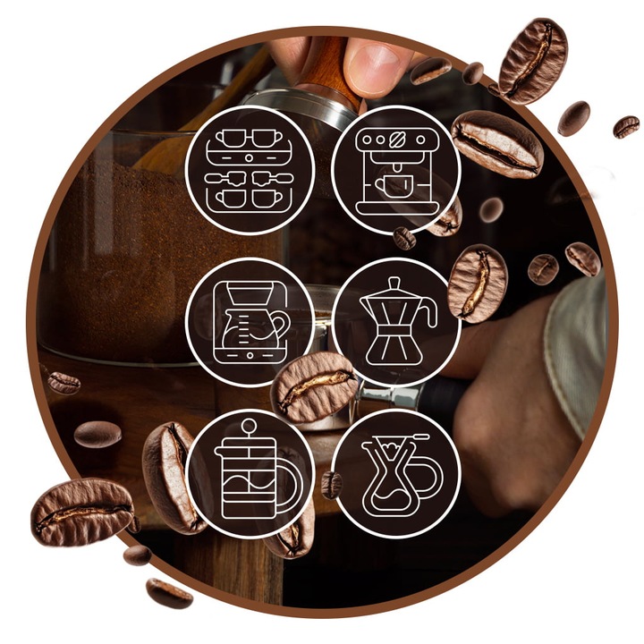 Kawa ziarnista 1kg ROBUSTA 100% Świeżo Palona do ekspresu + GRATIS