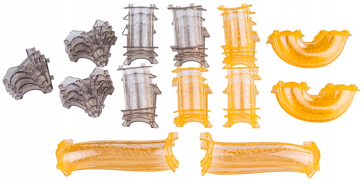 Klocki Wafle Konstrukcyjne Tor Kulkowy Kulodrom Dla Kulek Naklejki 226 Elem