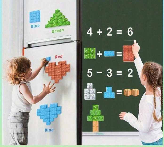 KLOCKI MAGNETYCZNE KOSTKI Sześciany Konstrukcje 3D 312 elementów