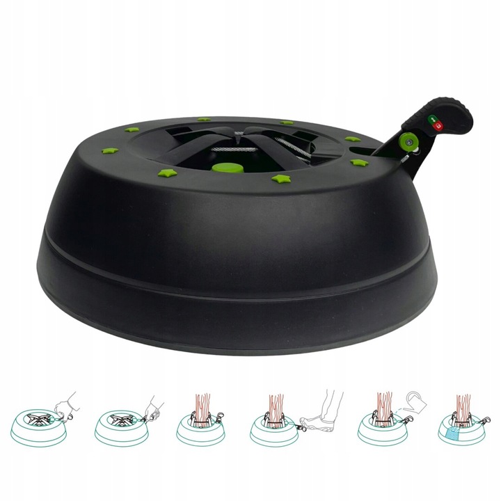 Stojak choinkowy KAMAI START 2 PRO NATURE do drzewka 2,5m NET