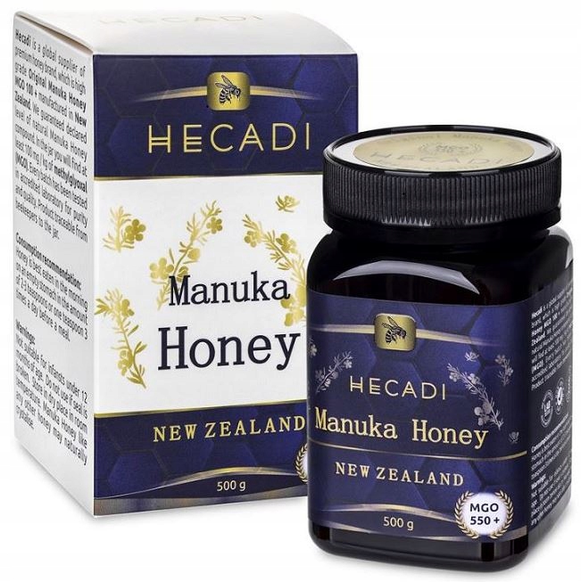 MIÓD MANUKA MGO 550+ 500 g HECADI