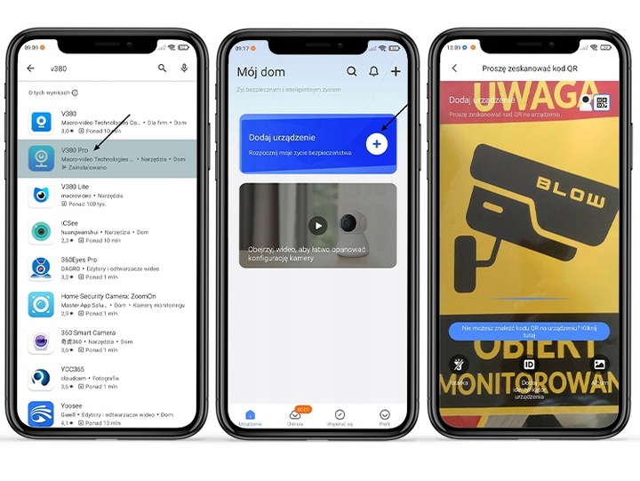 Kamera wifi żarówka BLOW obrotowa NIANIA 3mpx E27