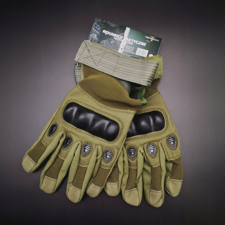 RĘKAWICE TAKTYCZNE WOJSKOWE Mocne Rękawiczki WZMOCNIONE SURVIVAL GERTECH XL