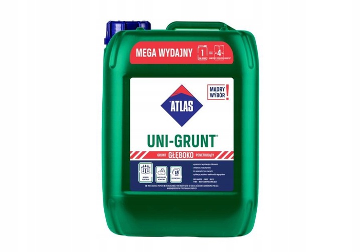 ATLAS UNI-GRUNT 10L EMULSJA GRUNTUJĄCA UNIWERSALNY