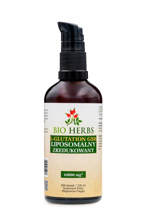 L-GLUTATION GSH LIPOSOMALNY ZREDUKOWANY 200 dawek 100ml FORTE