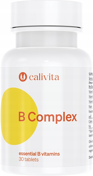 B Complex 30 tabletek CaliVita witaminy z grupy B