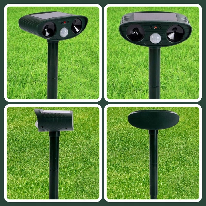 ODSTRASZACZ ZWIERZĄT KOTÓW PSÓW DZIKÓW SAREN PTAKÓW ITP + Lokalizator Ruchu