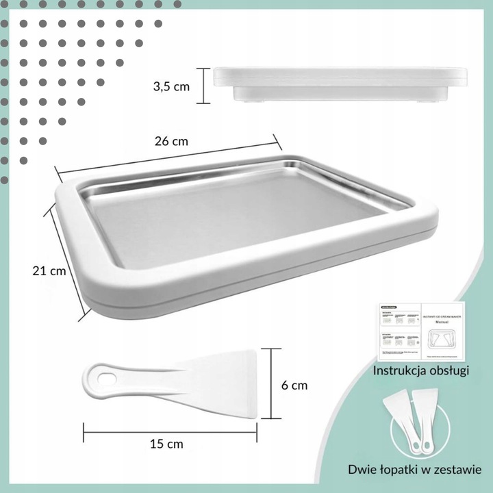 MASZYNA DO ROBIENIA LODÓW TAJSKICH MASZYNKA DO LODÓW ICE CREAM PREZENT