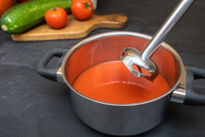 BLENDER WIELOFUNKCYJNY RĘCZNY ROZDRABNIACZ MOCNY 800W CZARNY Ideal IK1002