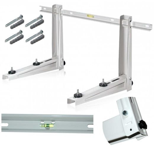 WSPORNIK KLIMATYZATORA Z POPRZECZKĄ podpora do 120 kg HL-550 z poziomnicą