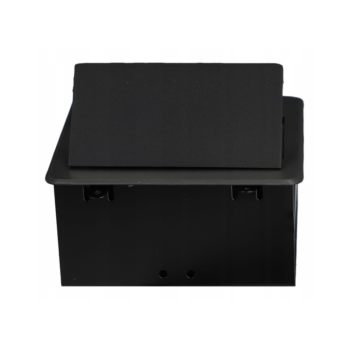 Gniazdo nablatowe chowane wpuszczane gniazdko 2xFR-CZARNE