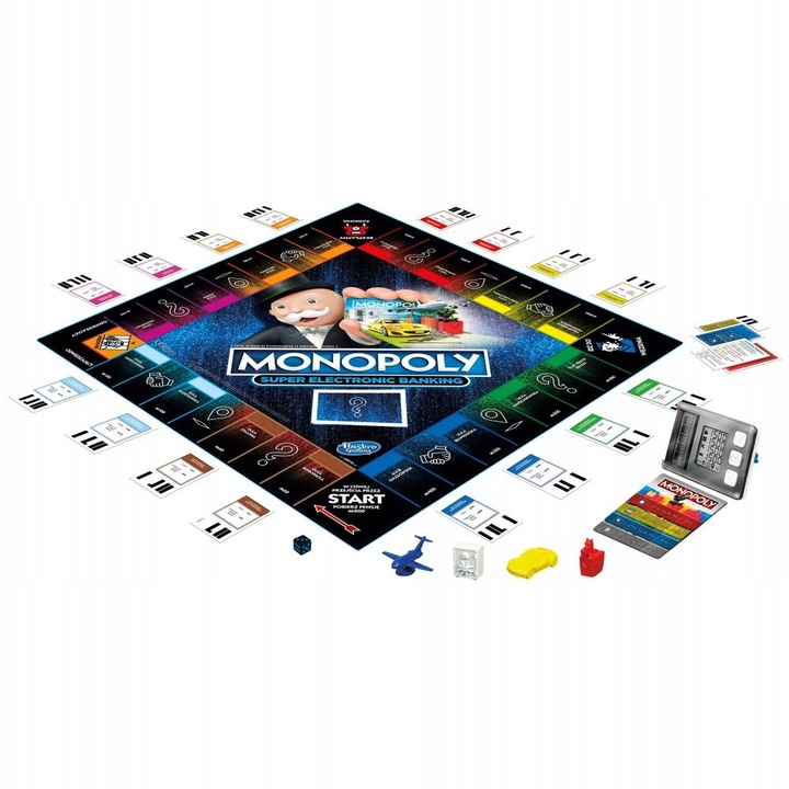 HASBRO Gra Monopoly Super Electronic Banking PL