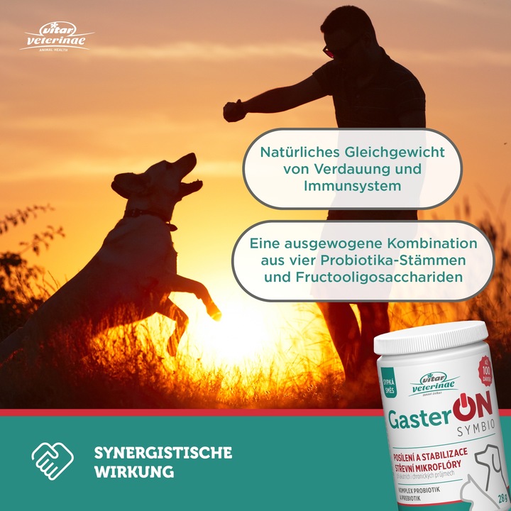 VITAR Veterinae GasterON SYMBIO - probiotyki i prebiotyki - aż 100 dawek