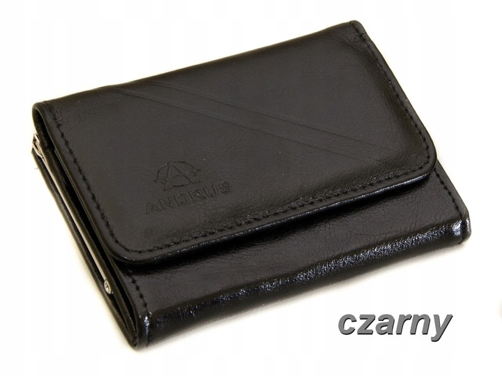 Zgrabny portfel damski ANDRUS - solidna SKÓRA Naturalna - 2 lata gwarancji