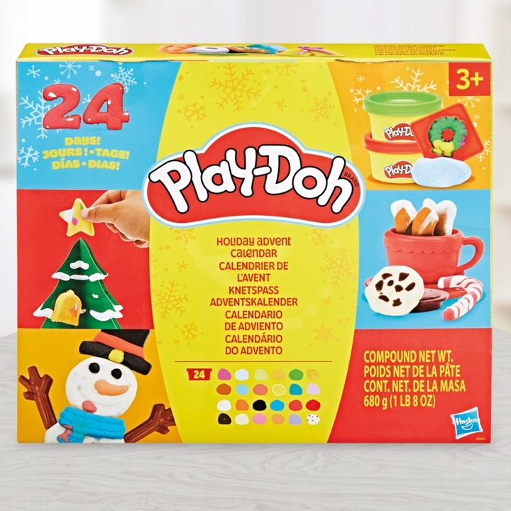 Play-Doh Ciastolina Kalendarz Adwentowy Świąteczny akcesoria Hasbro G0501
