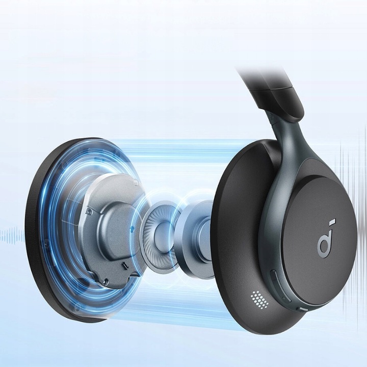 Słuchawki bezprzewodowe Soundcore Space One Czarne ANC LDAC Hi-Res