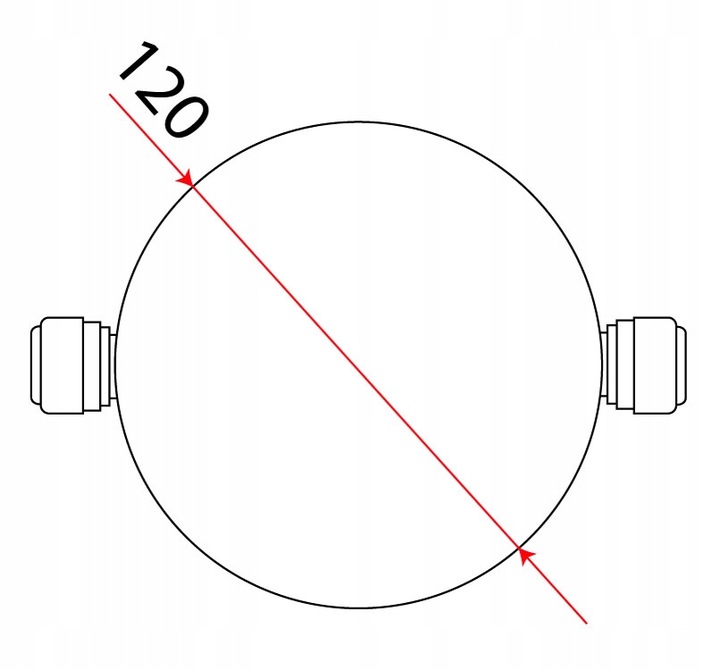 LAMPKI CHOINKOWE LED-10 DUŻE KULE ZEWNĘTRZNE MIX