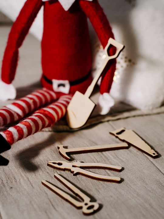 ELF PSOTNIK FIGURKA ZESTAW TABLICZKI DRZWI ZADANIA ADWENTOWE PAKA GADŻETY