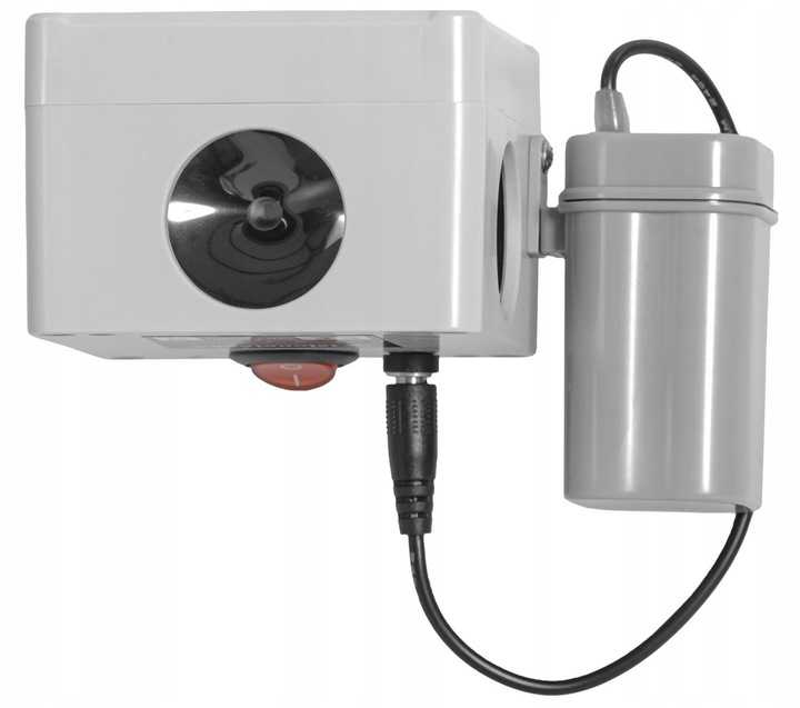 Potężny odstraszacz ogrodowy na kuny lisy szczury myszy, 2500 m2